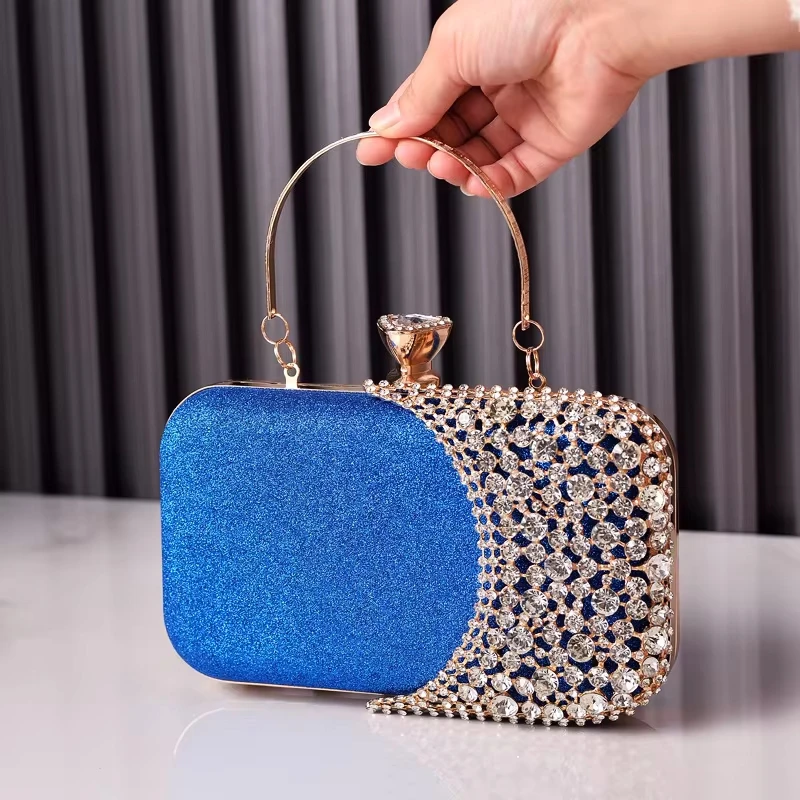 New Luxury-Chic Diamond-Studded Clutch Versatile Crossbody Shoulder Bag Exclusive High-End Wedding & Party Handbag
New Luxury-Chic Diamond-Studded Clutch Versatile Crossbody Shoulder Bag Exclusive High-End Wedding & Party Handbag