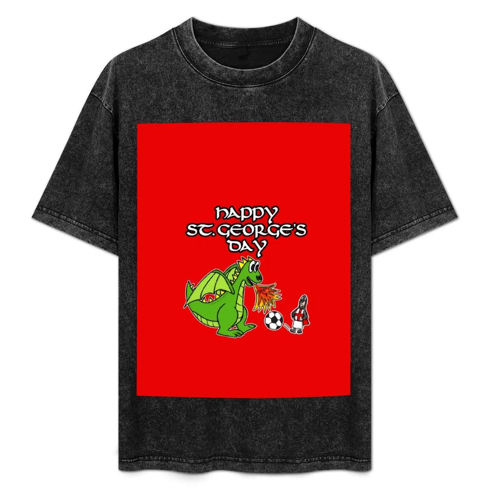 Happy St. George's Day Dragon Football Funny England T-Shirt Work Wear Short Sleeve T-Shirt
Happy St. George's Day Dragon Football Funny England T-Shirt Work Wear Short Sleeve T-Shirt