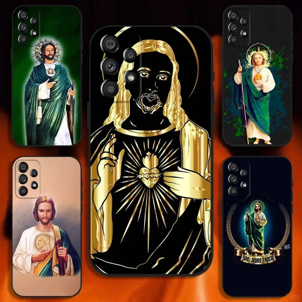 San Judas Tadeo Phone Case For Samsung Galaxy A20,A21s,A22,A31,A32,A52,A53,A72,73,A80 Soft Black Cover
San Judas Tadeo Phone Case For Samsung Galaxy A20,A21s,A22,A31,A32,A52,A53,A72,73,A80 Soft Black Cover