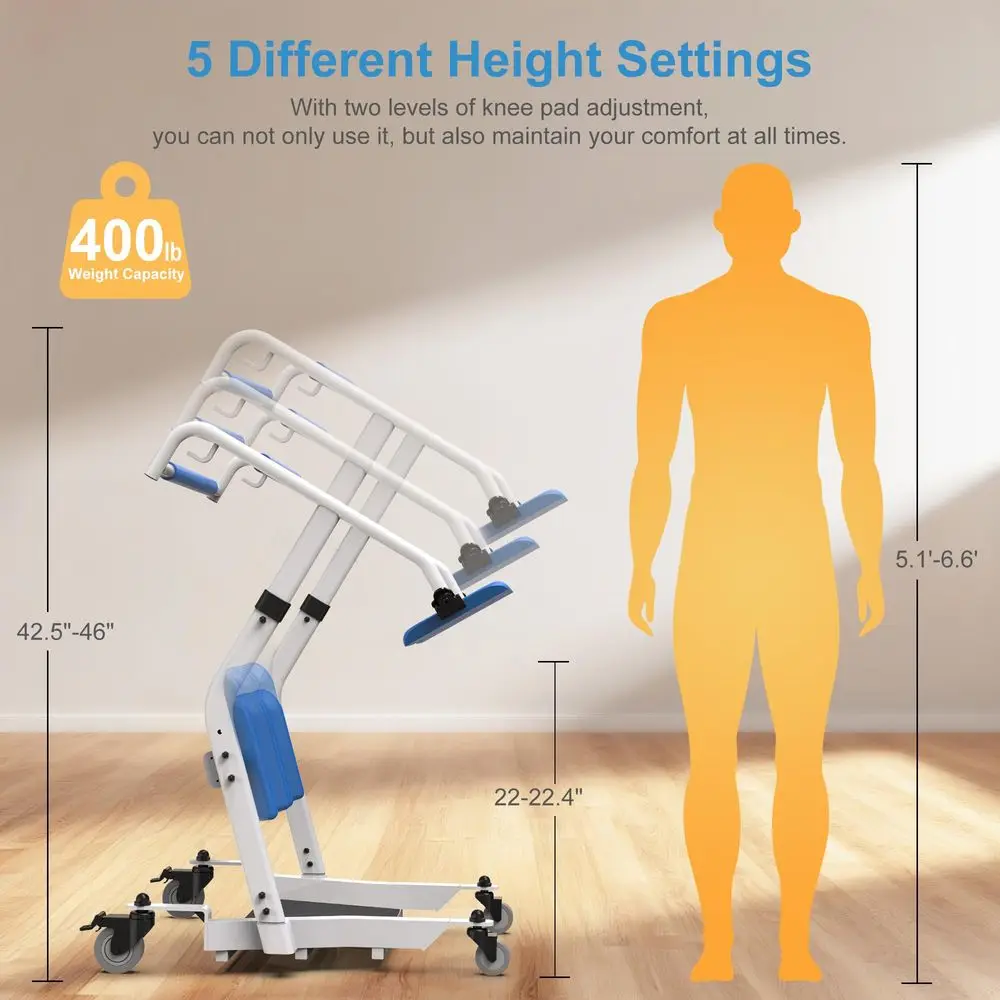 graded Sit to Stand Patient Lift, OneStep Stand Assist Lift for Elderly,Lift Assist Transfer Device with Wheels, Home Care Us
graded Sit to Stand Patient Lift, OneStep Stand Assist Lift for Elderly,Lift Assist Transfer Device with Wheels, Home Care Us