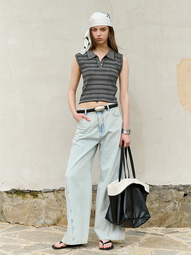 Asilike Wide Leg Loose Fit Light Blue Casual Banana Pants Long Jeans Women's Faion Summer 2025 Front Split Versatile Jeans
Asilike Wide Leg Loose Fit Light Blue Casual Banana Pants Long Jeans Women's Faion Summer 2025 Front Split Versatile Jeans