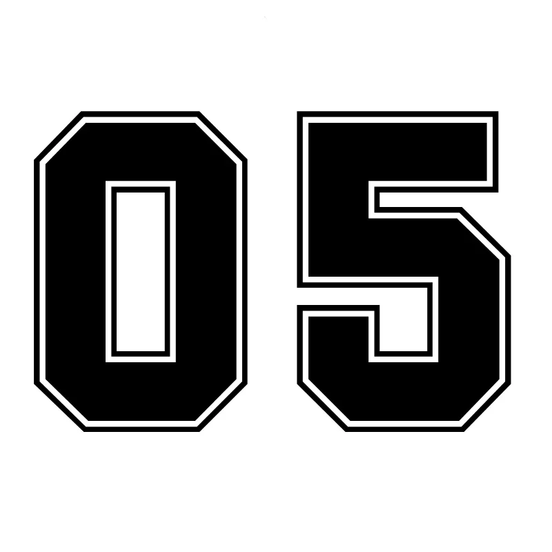 Number 05 Funny Vinyl Car Sticker Waterproof Car Decal Stickers on Car Truck Bumper Rear Window Laptop
Number 05 Funny Vinyl Car Sticker Waterproof Car Decal Stickers on Car Truck Bumper Rear Window Laptop