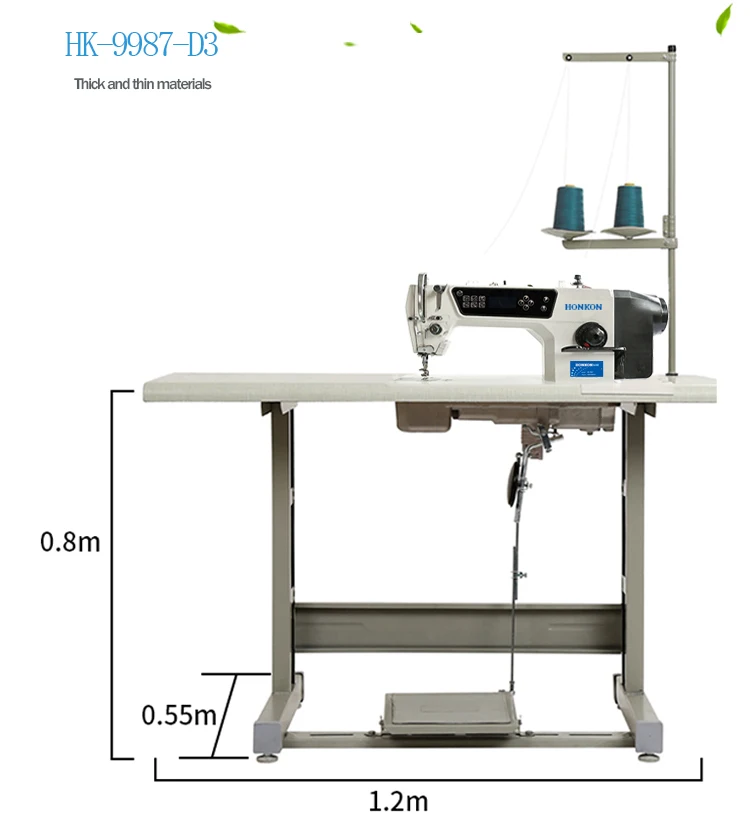 HK 9987-D3 Computerized Industrial Sewing Machine Lockstitch Cheap Industrial Lockstitch Sewing Machine
HK 9987-D3 Computerized Industrial Sewing Machine Lockstitch Cheap Industrial Lockstitch Sewing Machine