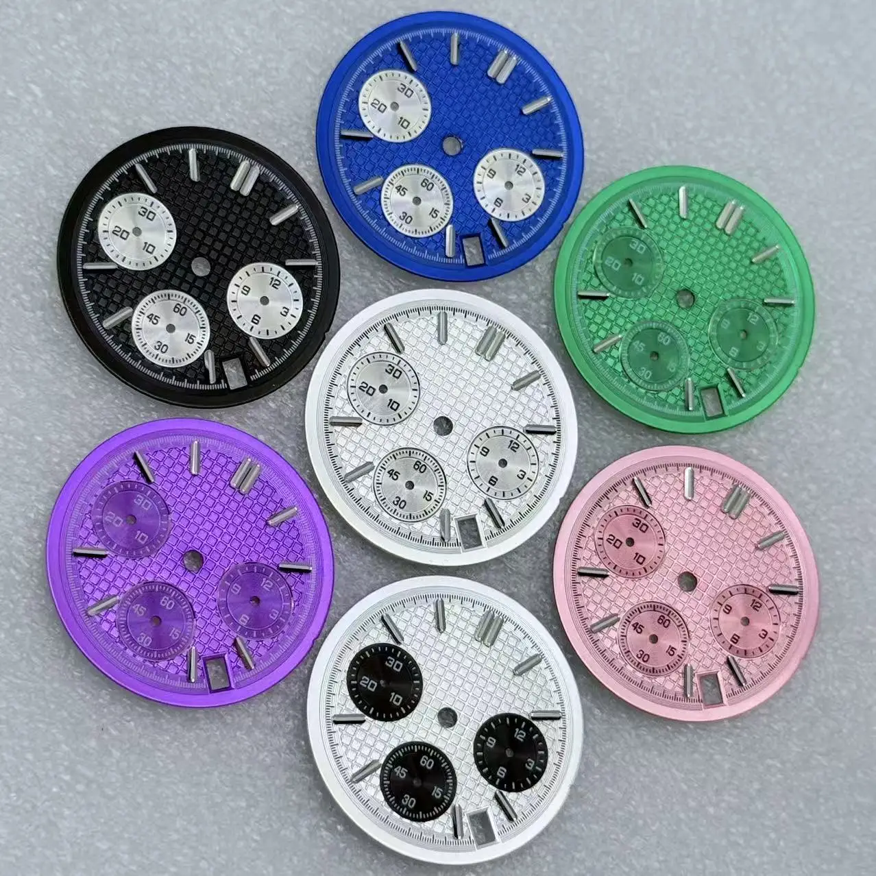 29.5mm No Logo Oak Waffle Dial Fit VK63 Quartz Movement Green Luminous Custom Logo High-Quality Watch Modification Accessories
29.5mm No Logo Oak Waffle Dial Fit VK63 Quartz Movement Green Luminous Custom Logo High-Quality Watch Modification Accessories