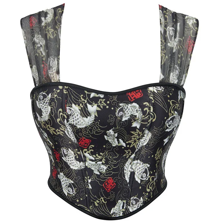 Women Gothic Underbust Corset Waist Trainer Slimming Bustiers Lingerie Shapewear Bones Basques Body Shaper
Women Gothic Underbust Corset Waist Trainer Slimming Bustiers Lingerie Shapewear Bones Basques Body Shaper