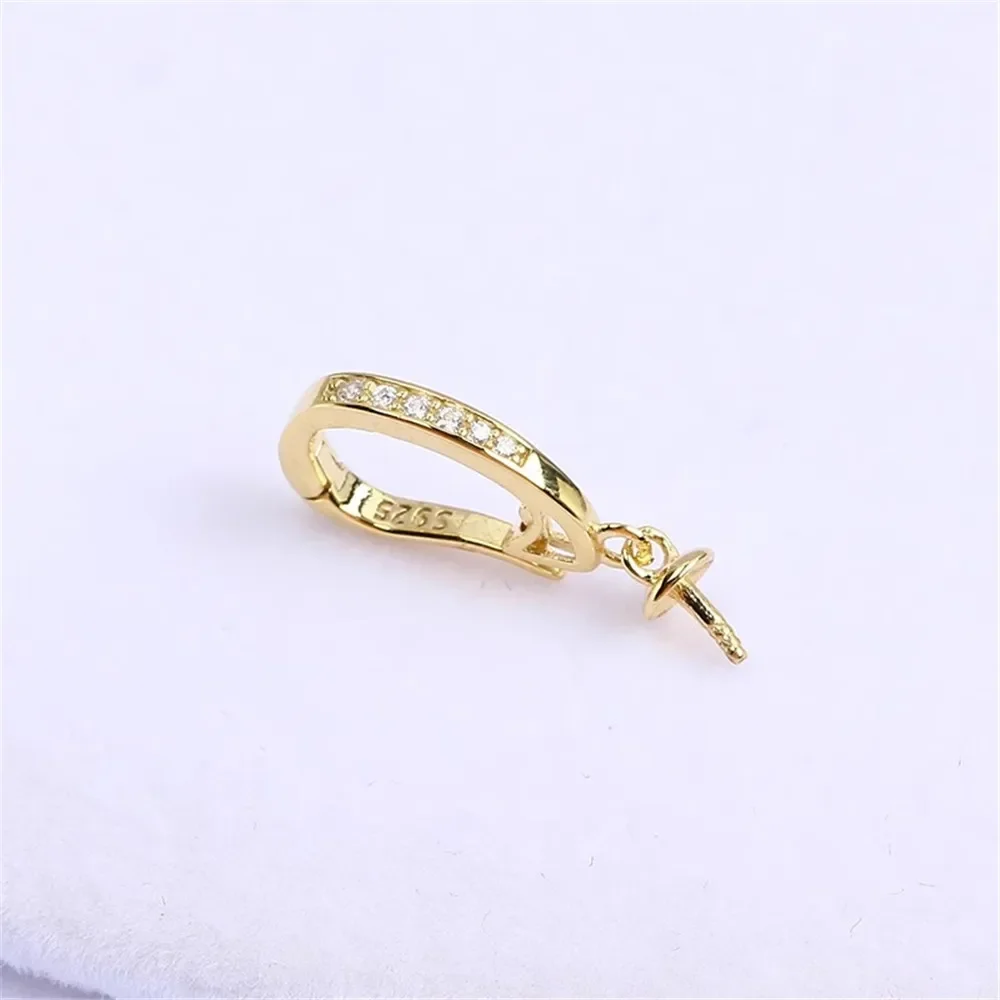 S925 Sterling Silver Pearl Pendant Setting, DIY Empty Bezel Cup Jewelry Supplies for Craft Making, Hollow Prong Pendant Findings
S925 Sterling Silver Pearl Pendant Setting, DIY Empty Bezel Cup Jewelry Supplies for Craft Making, Hollow Prong Pendant Findings