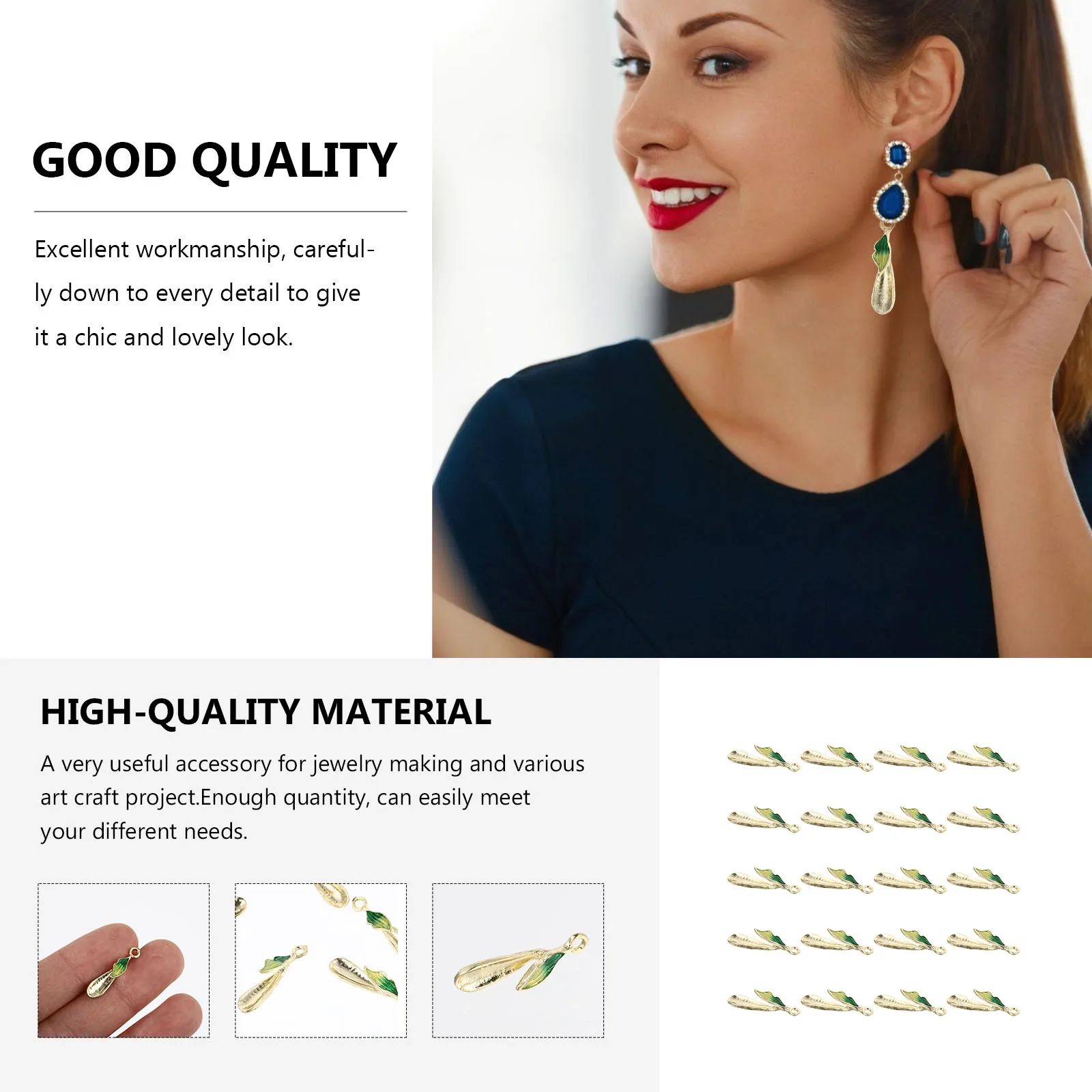 20 Pcs Alloy Pendants DIY Earrings Jewelry Making Parts Decorative Accessories for Crafts Projects Jewelry Supplies
20 Pcs Alloy Pendants DIY Earrings Jewelry Making Parts Decorative Accessories for Crafts Projects Jewelry Supplies