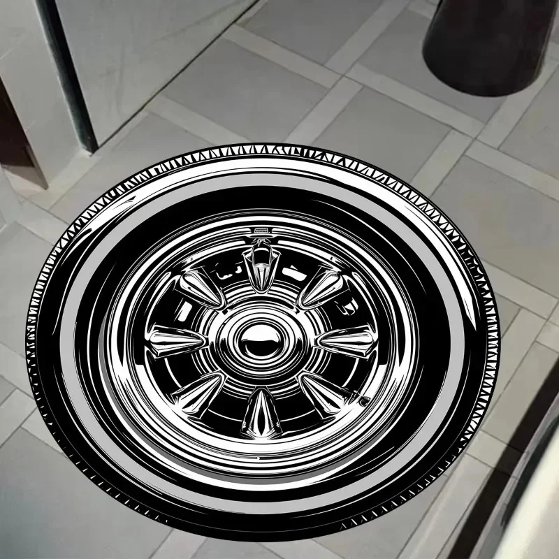 Innovative Tire-Shaped Floor Mat Anti-Slip Large Round Carpet for Car Enthusiasts Perfect Rug for Boys' Bedroom Home Decor
Innovative Tire-Shaped Floor Mat Anti-Slip Large Round Carpet for Car Enthusiasts Perfect Rug for Boys' Bedroom Home Decor