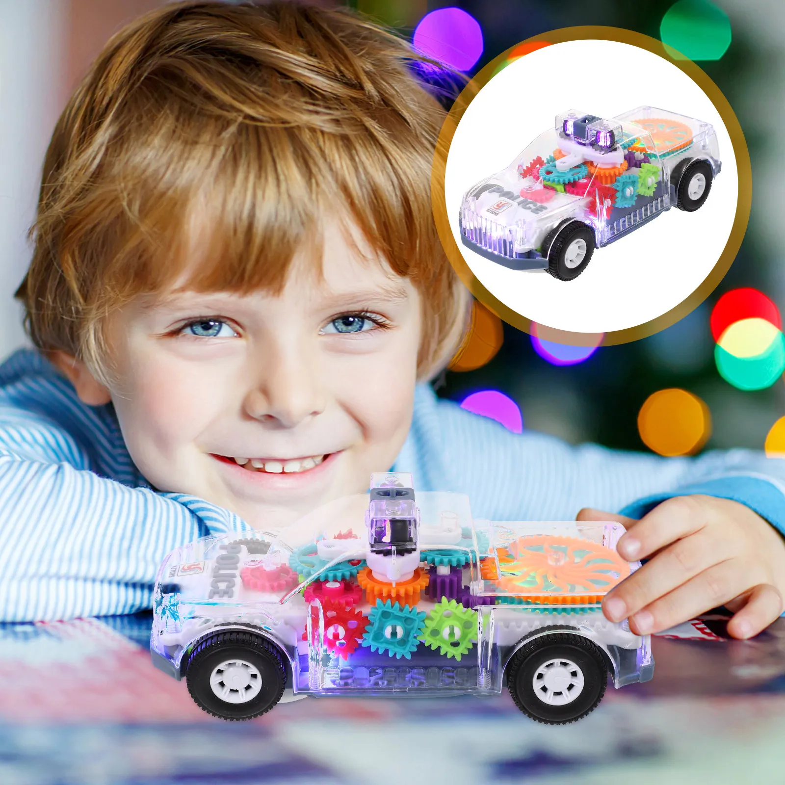 Light Up Gear Car Electric Mechanical Moving Sound Music Battery Operated Car for Kids Parent Child Interaction
Light Up Gear Car Electric Mechanical Moving Sound Music Battery Operated Car for Kids Parent Child Interaction