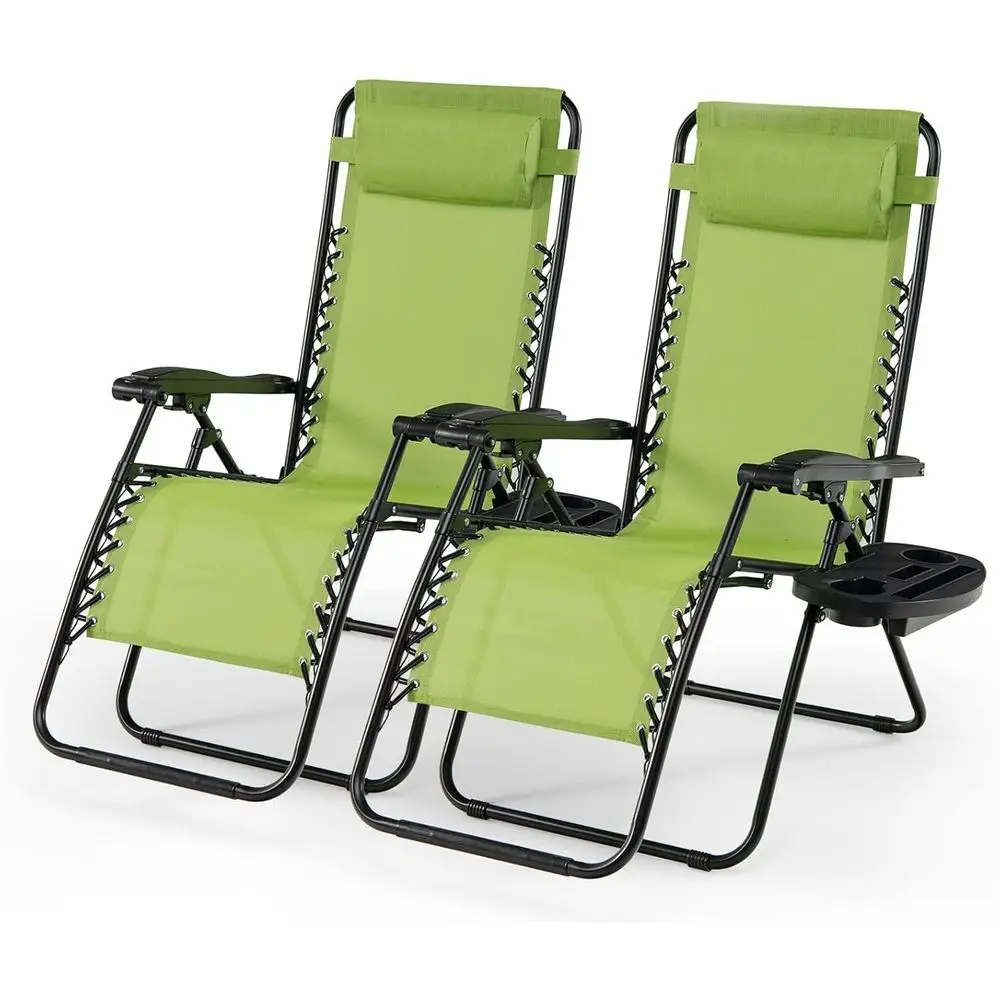2-Piece Outdoor Zero Gravity Lounge Chairs with Cup Holders for Patio, Backyard, Beach, and Poolside Relaxation
2-Piece Outdoor Zero Gravity Lounge Chairs with Cup Holders for Patio, Backyard, Beach, and Poolside Relaxation