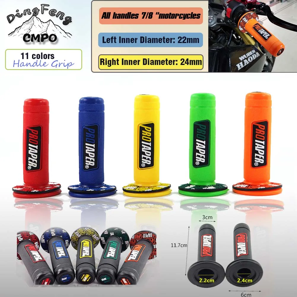 Universal 7/8 " 22mm Grips Handle Bar Brake Grips For KTM Yamaha Honda YZF Handlebar Grip Soft Rubber Dirt Pit Bike Motorcycle
Universal 7/8 " 22mm Grips Handle Bar Brake Grips For KTM Yamaha Honda YZF Handlebar Grip Soft Rubber Dirt Pit Bike Motorcycle
