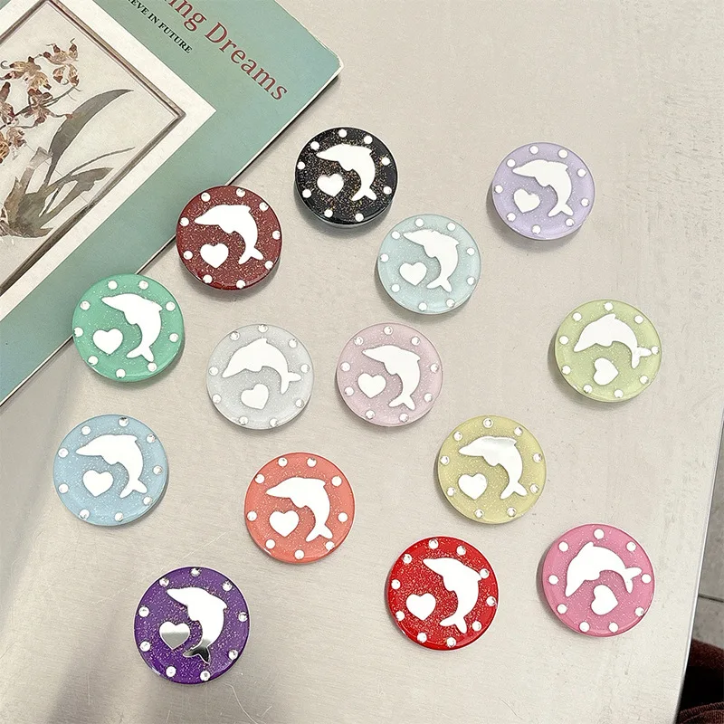 Fresh Creative Water Diamond Glitter Pink Heart-shaped Dolphin Style Mirror Pasted Desktop To Support Phone Airbag Stand Holder
Fresh Creative Water Diamond Glitter Pink Heart-shaped Dolphin Style Mirror Pasted Desktop To Support Phone Airbag Stand Holder