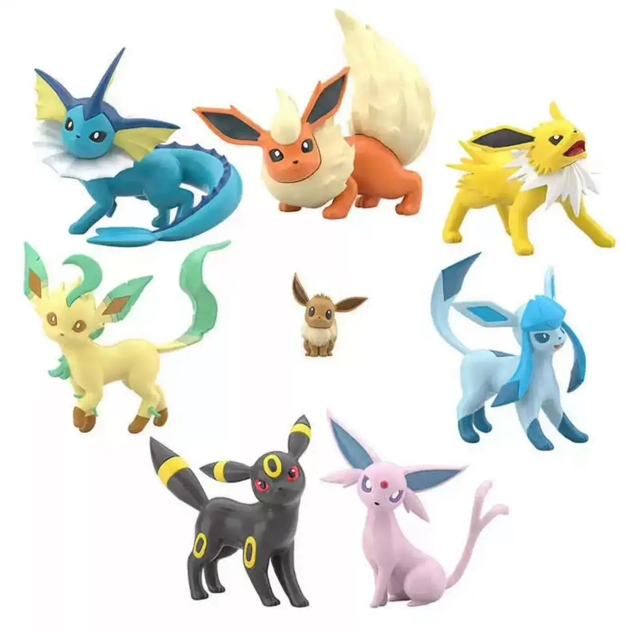 Eeveelution Eevee Vaporeon Jolteon Flareon Espeon Umbreon Leafeon Sylveon Glaceon милая экшн-фигурка модель игрушки 
Eeveelution Eevee Vaporeon Jolteon Flareon Espeon Umbreon Leafeon Sylveon Glaceon милая экшн-фигурка модель игрушки