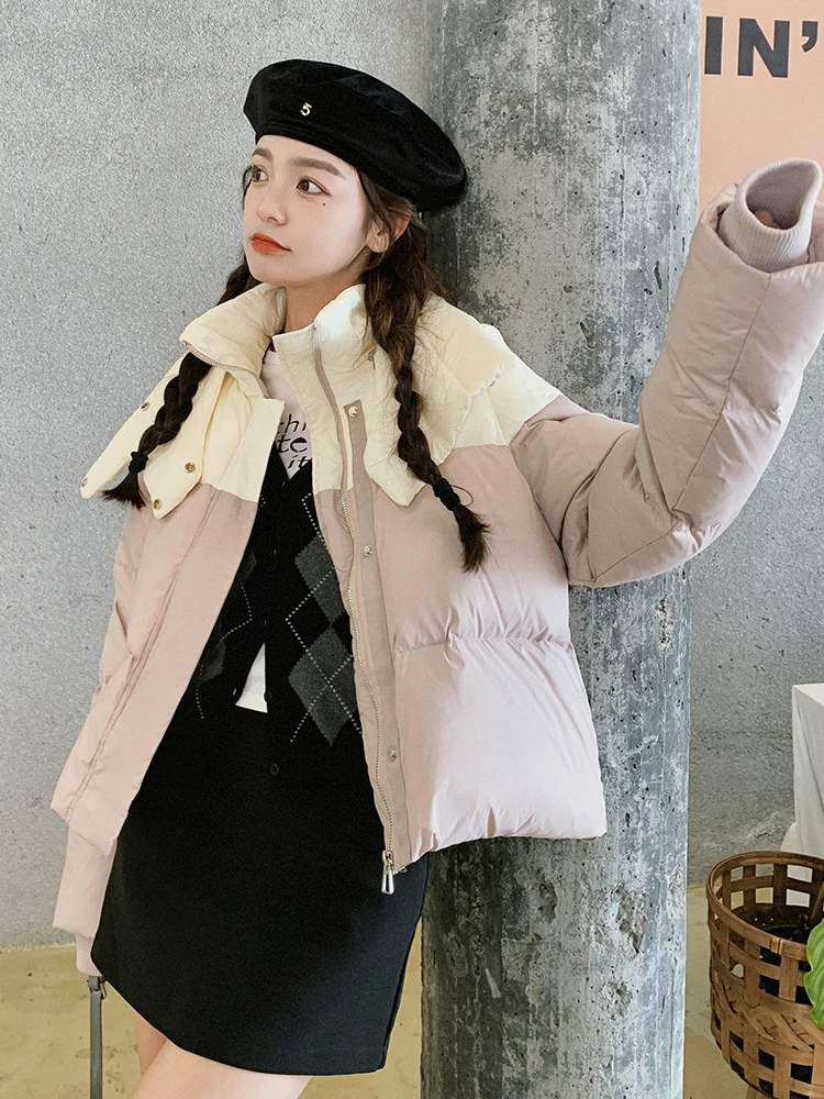 2024 Winter New Women's Down Cotton Coat Pathwork Slimming Pocket Casual Warm Jacket Hooded Women's Jacket News T120
2024 Winter New Women's Down Cotton Coat Pathwork Slimming Pocket Casual Warm Jacket Hooded Women's Jacket News T120