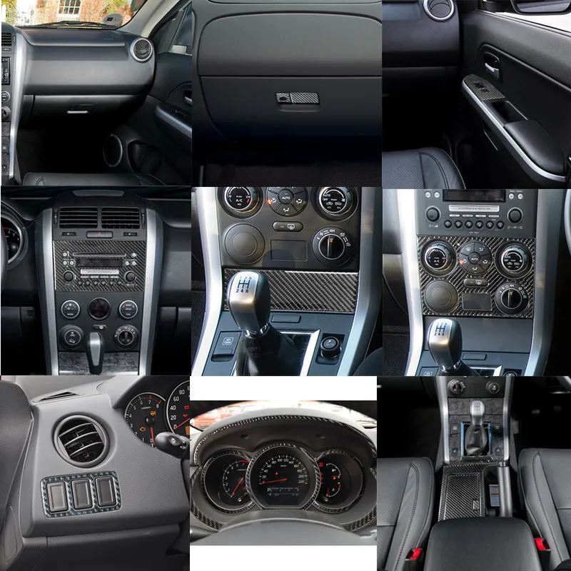 Carbon Fiber Interior Decoration Cover Trim Stickers For Suzuki Grand Vitara 2006-2013 With Manual Transmission
Carbon Fiber Interior Decoration Cover Trim Stickers For Suzuki Grand Vitara 2006-2013 With Manual Transmission
