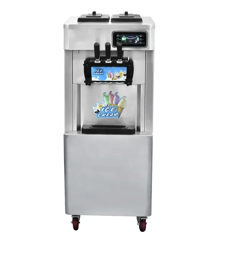 Factory Supply Ice Cream Maker Commercial Use Ice Creme Maker Machine 2+1 Flavors 25L/Hour Soft Ice Cream Machine
Factory Supply Ice Cream Maker Commercial Use Ice Creme Maker Machine 2+1 Flavors 25L/Hour Soft Ice Cream Machine