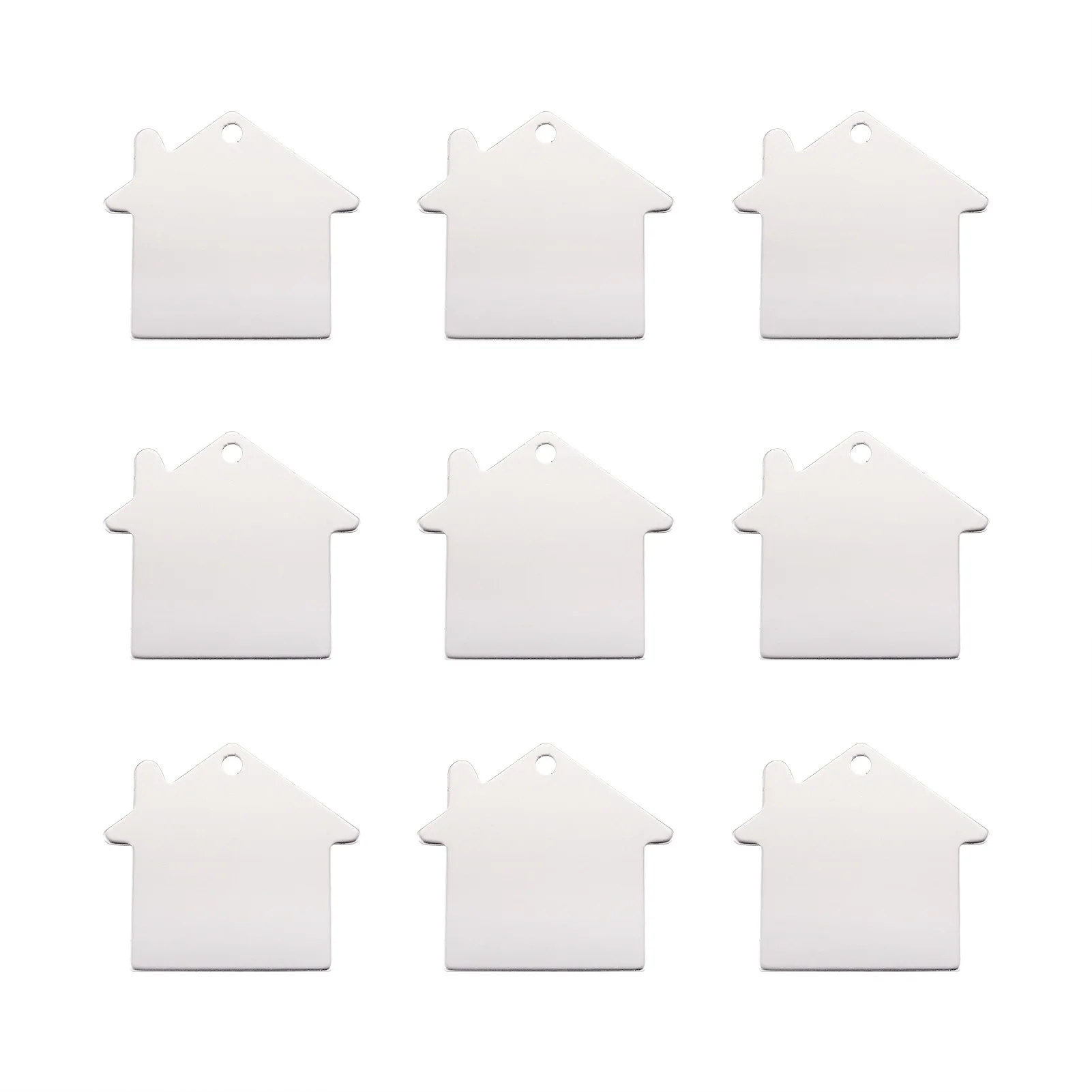 10Pcs Aluminum Stamping Blank Tag House Shape Pendants Charms For Handmade DIY Jewelry Making Accessories
10Pcs Aluminum Stamping Blank Tag House Shape Pendants Charms For Handmade DIY Jewelry Making Accessories