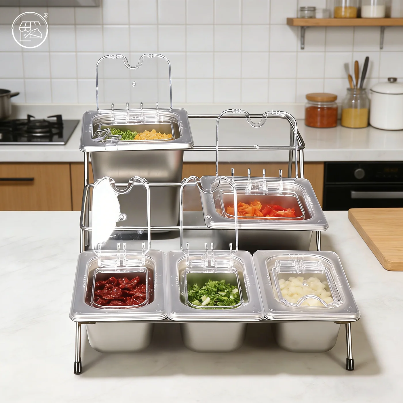 Stainless Steel Seasoning Box with Flip Cover Restaurant Ice Powder Ingredient Cover Kitchen Storage Home Use Simple Style
Stainless Steel Seasoning Box with Flip Cover Restaurant Ice Powder Ingredient Cover Kitchen Storage Home Use Simple Style