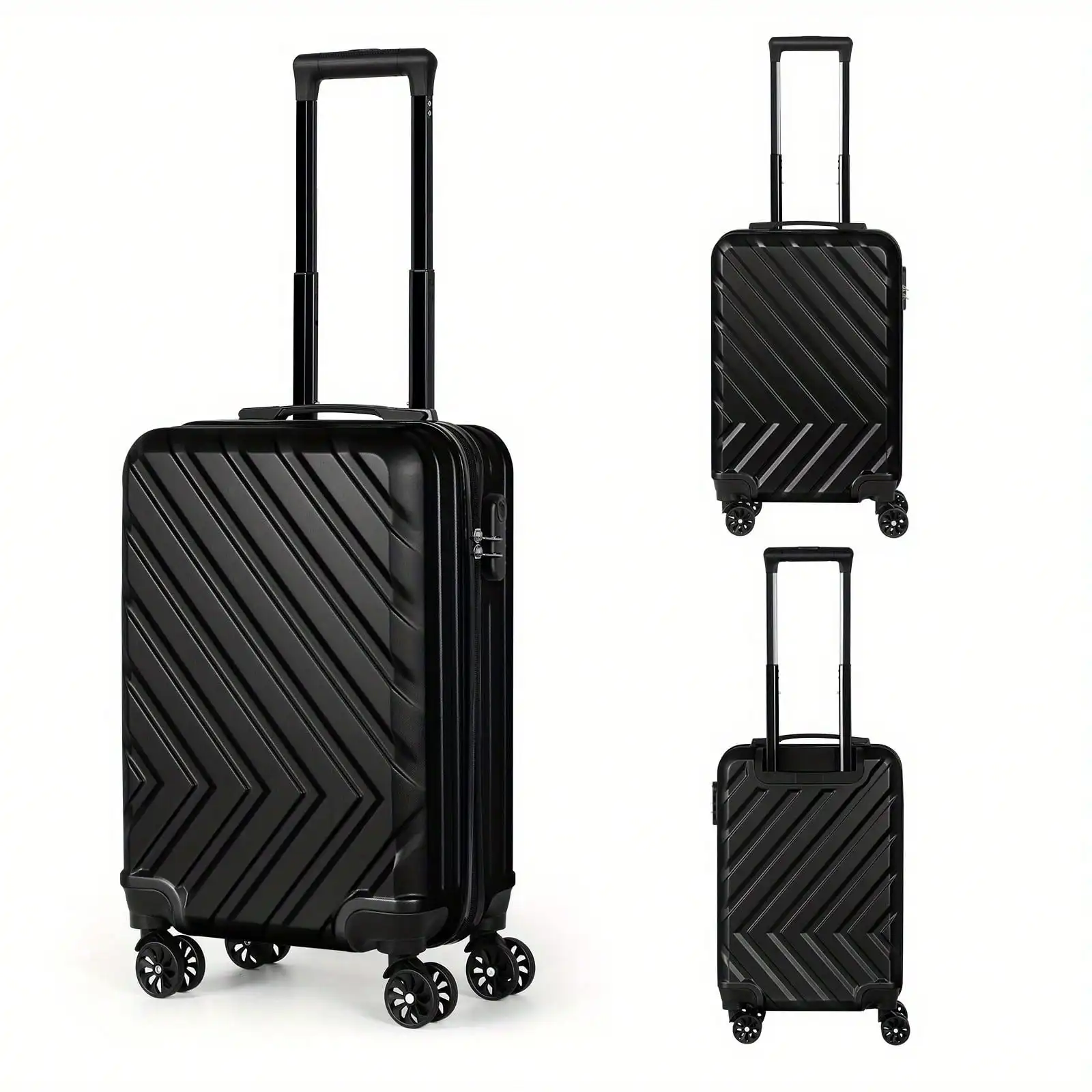 ABS Trolley Luggage 20 Inch. Black Family Suitcase. Spinner Wheels And Customs Lock. Suitable For Business Travel. Traveling. Trolley Suitcase Traveling Bags Suitcase Clothes Storage Cruise Essentials Travel Essentials Vacation Vacation Essentials
ABS Trolley Luggage 20 Inch. Black Family Suitcase. Spinner Wheels And Customs Lock. Suitable For Business Travel. Traveling. Trolley Suitcase Traveling Bags Suitcase Clothes Storage Cruise Essentials Travel Essentials Vacation Vacation Essentials