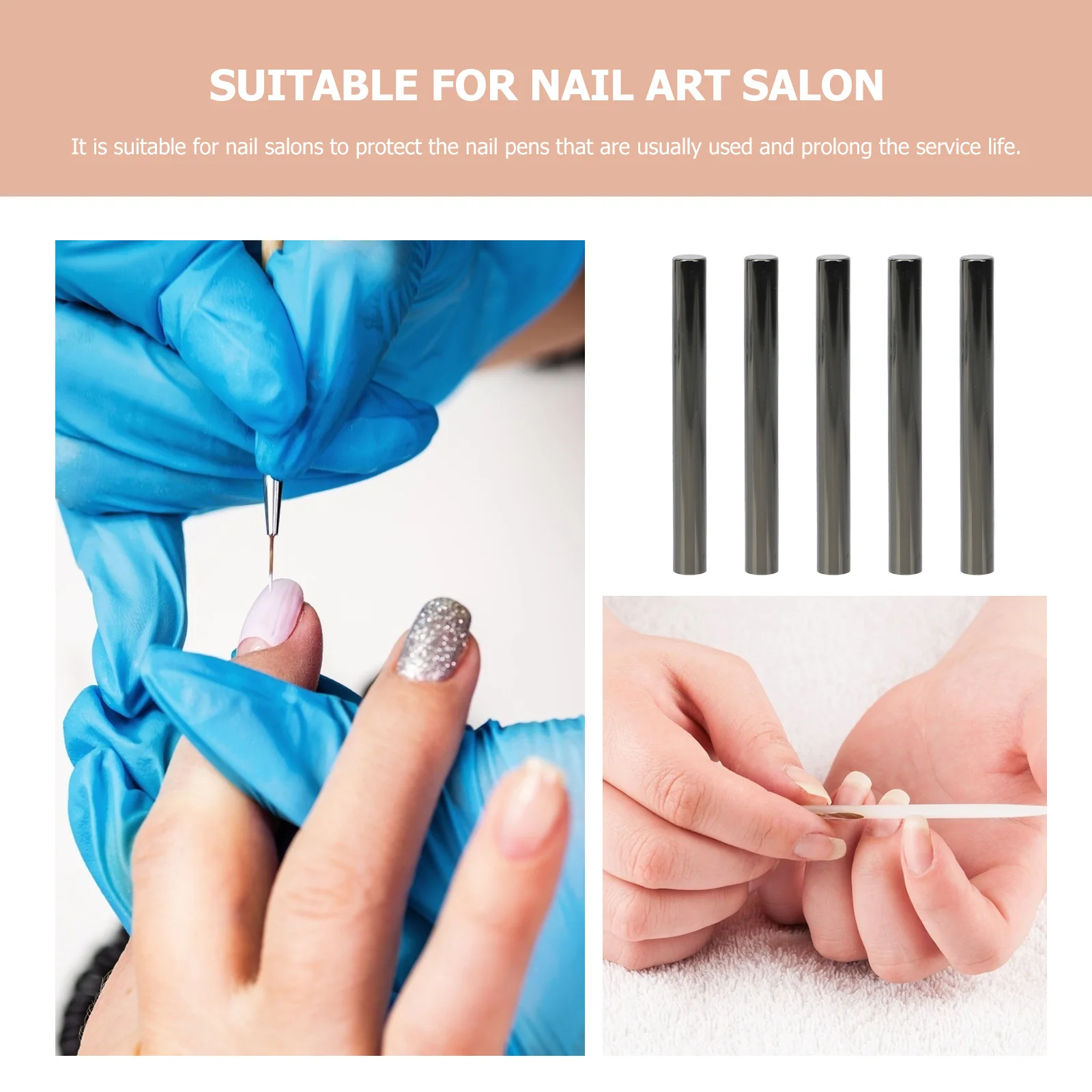 6pcs Nail Brush Caps Manicure Pen Covers Light Proof Protective Caps for Nail Extension Tools Salon Art Supplies
6pcs Nail Brush Caps Manicure Pen Covers Light Proof Protective Caps for Nail Extension Tools Salon Art Supplies