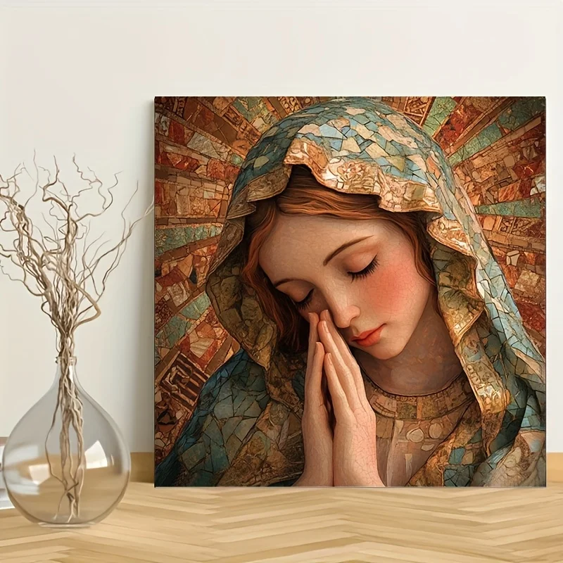 500/1024PCS Paper Jigsaw Puzzle The Virgin Mary Prays with Both Hands DIY Assembly Home Art Religious Home Decoration
500/1024PCS Paper Jigsaw Puzzle The Virgin Mary Prays with Both Hands DIY Assembly Home Art Religious Home Decoration