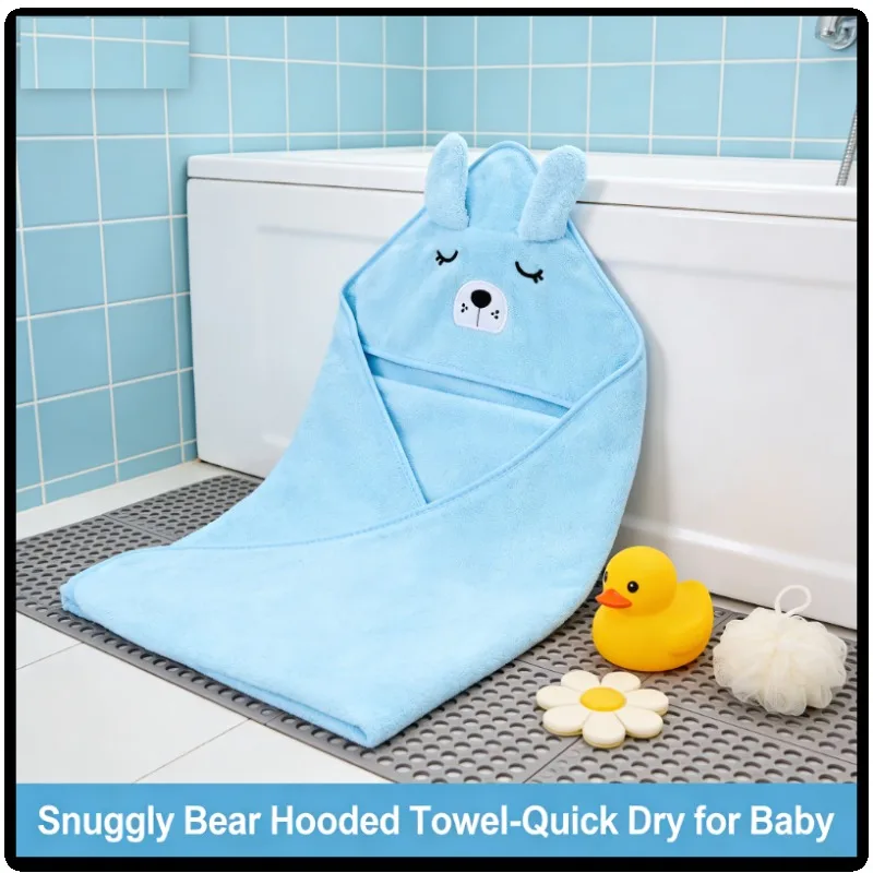 Kids Hooded Bath Towel Coral Fleece Baby Swaddle Blanket Embroidered Cartoon Kick Proof Poncho
Kids Hooded Bath Towel Coral Fleece Baby Swaddle Blanket Embroidered Cartoon Kick Proof Poncho