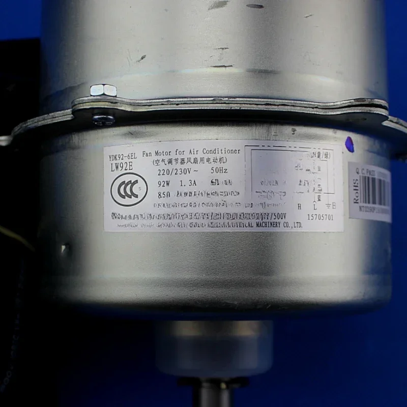 Air Conditioning Accessories Outdoor Motor Fan Motor LW92E (YDK92-6EL) 14mm shaft
Air Conditioning Accessories Outdoor Motor Fan Motor LW92E (YDK92-6EL) 14mm shaft