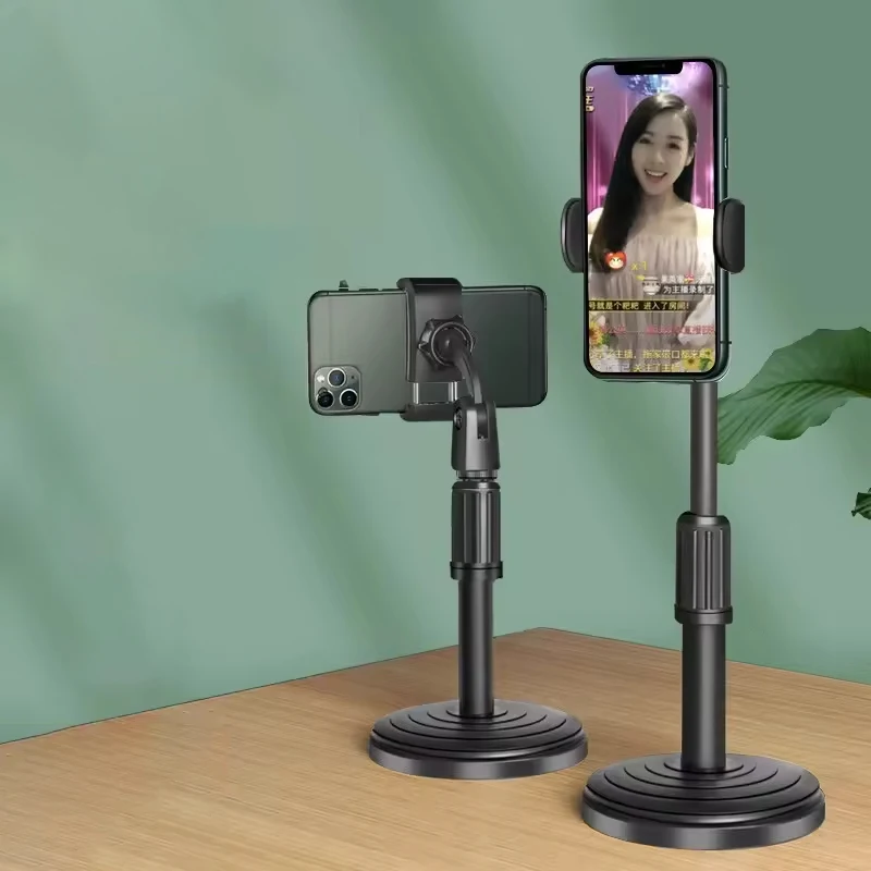 Desktop Phone Holder Live Broadcast For Smart Phone Adjustable with Phone Holder Stand Bracket For Mobile Telefoon Statief Stand
Desktop Phone Holder Live Broadcast For Smart Phone Adjustable with Phone Holder Stand Bracket For Mobile Telefoon Statief Stand