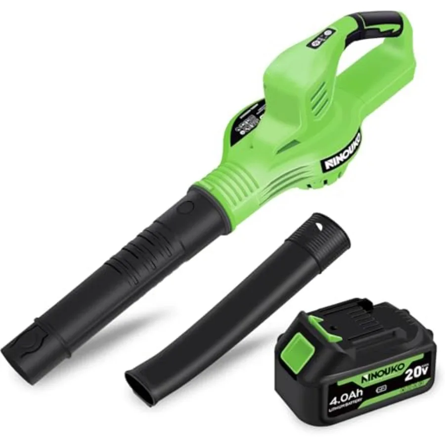 Leaf Blower Cordless 20V Electric Cordless Leaf Blower with 4000mAh Battery and Charger 2 Speed Modes Lightweight Battery Power
Leaf Blower Cordless 20V Electric Cordless Leaf Blower with 4000mAh Battery and Charger 2 Speed Modes Lightweight Battery Power