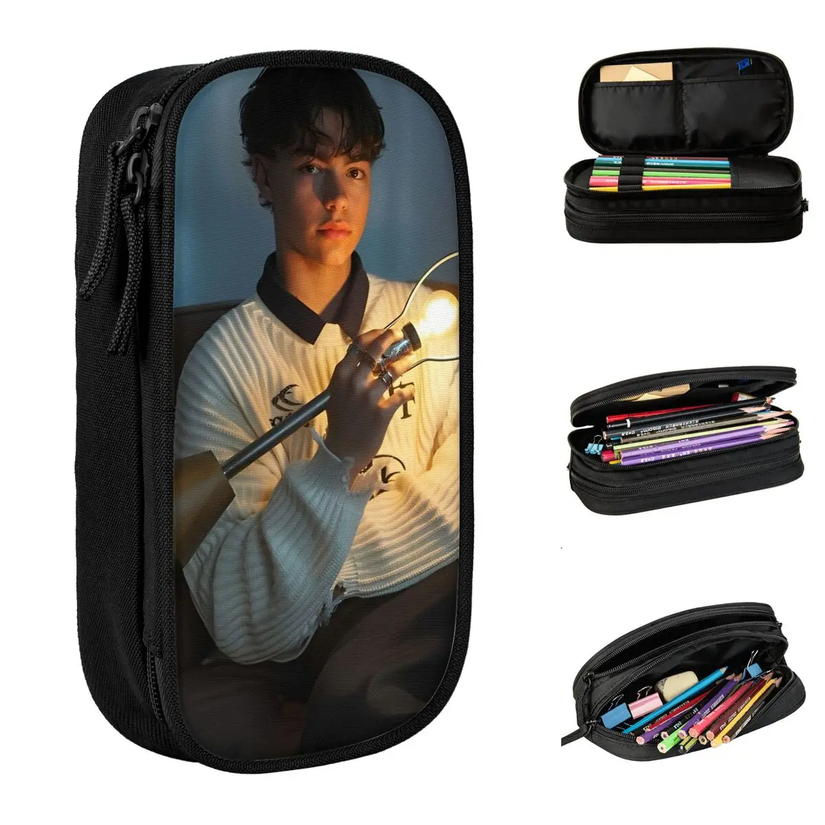 Fun Malachi Barton Actor Pencil Cases Pencil Box Pen Holder for Student Large Storage Bags School Supplies Gifts Stationery
Fun Malachi Barton Actor Pencil Cases Pencil Box Pen Holder for Student Large Storage Bags School Supplies Gifts Stationery
