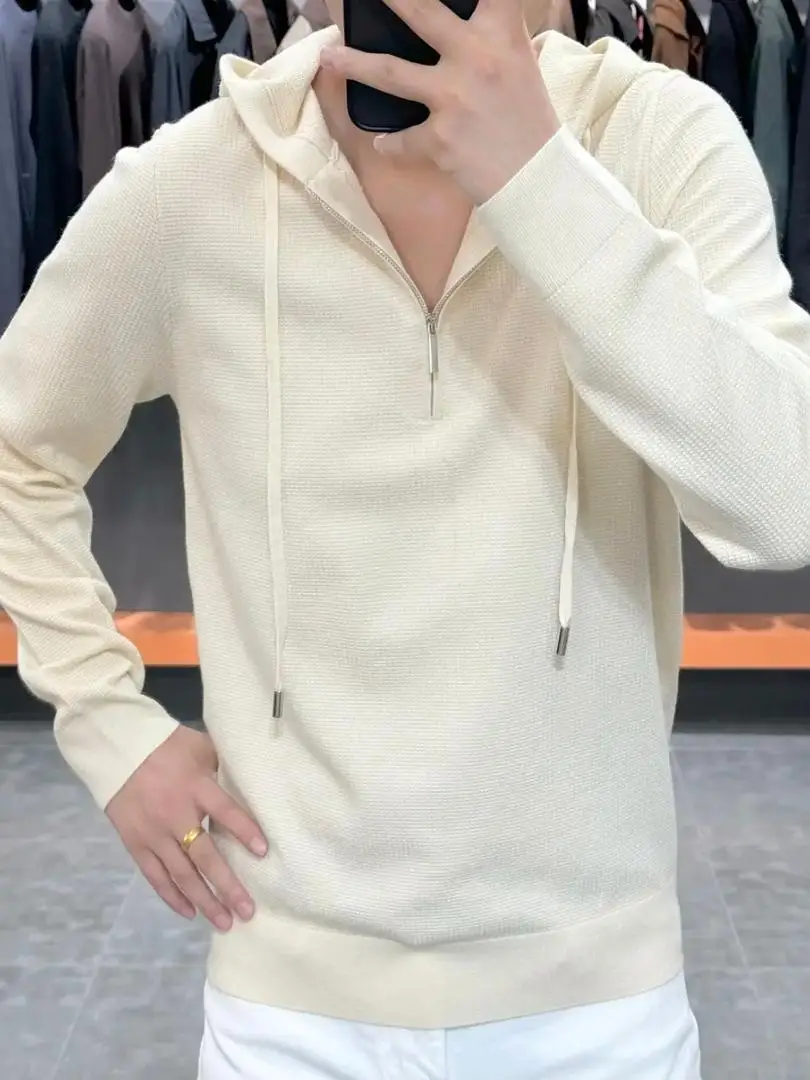 Sli Men's Knitted Sweater with f Zip And Hood Trendy Versatile Autumn Winter New Arrival Slim Fit Casual Faionable
Sli Men's Knitted Sweater with f Zip And Hood Trendy Versatile Autumn Winter New Arrival Slim Fit Casual Faionable