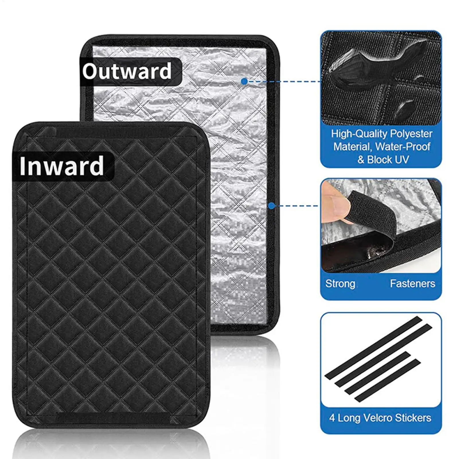 RV Door Shade Trailer Side Window Sun Guard Foldable Light-Blocking RV Accessories For Outdoor Long Distance Trip Travelers
RV Door Shade Trailer Side Window Sun Guard Foldable Light-Blocking RV Accessories For Outdoor Long Distance Trip Travelers
