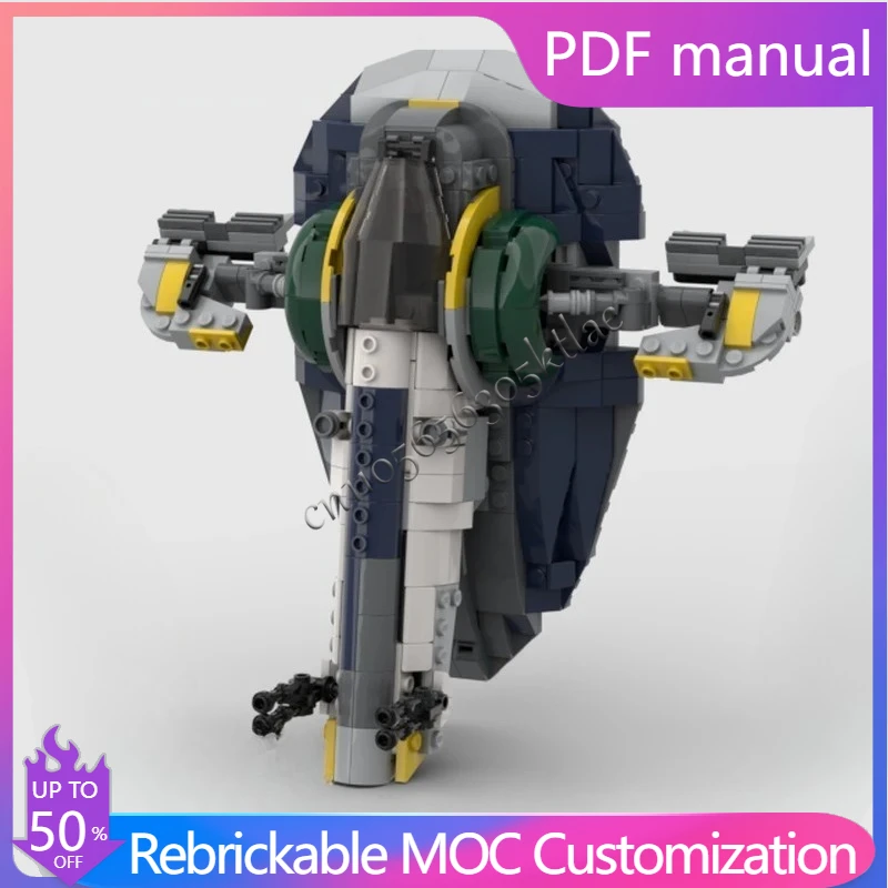 New 545 PCS MOC Building Blocks Slave One Model DIY Assemble Bricks Collection Display Creative Educational Popular Xmas Gifts
New 545 PCS MOC Building Blocks Slave One Model DIY Assemble Bricks Collection Display Creative Educational Popular Xmas Gifts