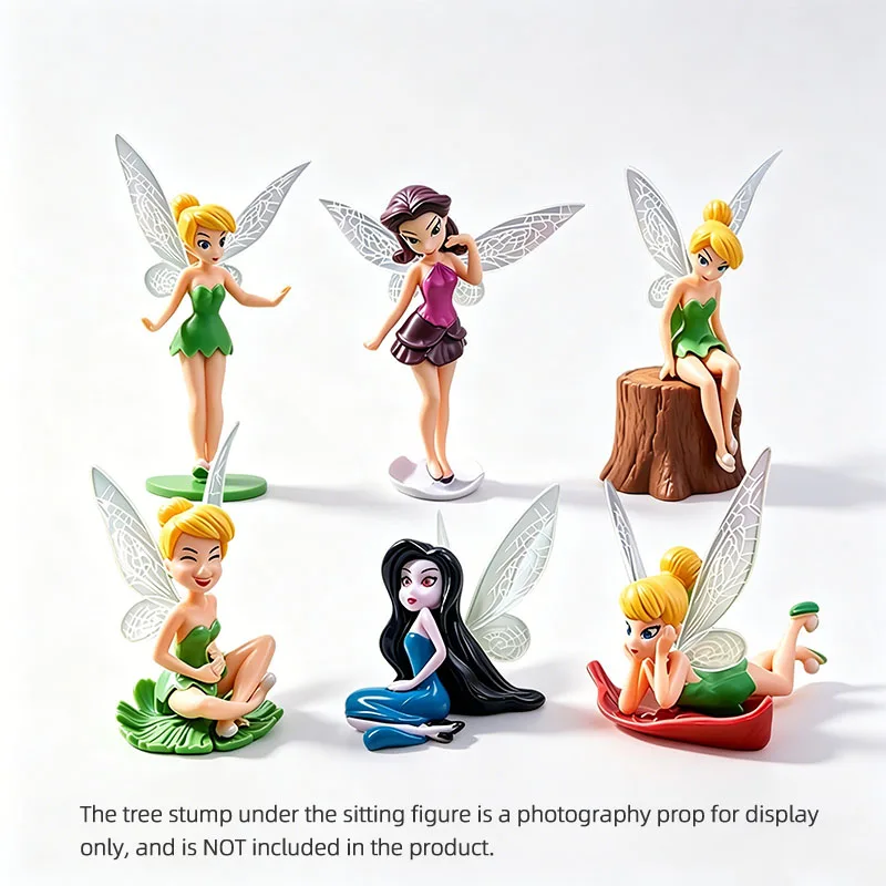 Tinker Bell Rosetta Fairies 6 Pcs PVC Action Figures Set Collectible Model Toys for Kids Fans Birthday Party Home Decor
Tinker Bell Rosetta Fairies 6 Pcs PVC Action Figures Set Collectible Model Toys for Kids Fans Birthday Party Home Decor