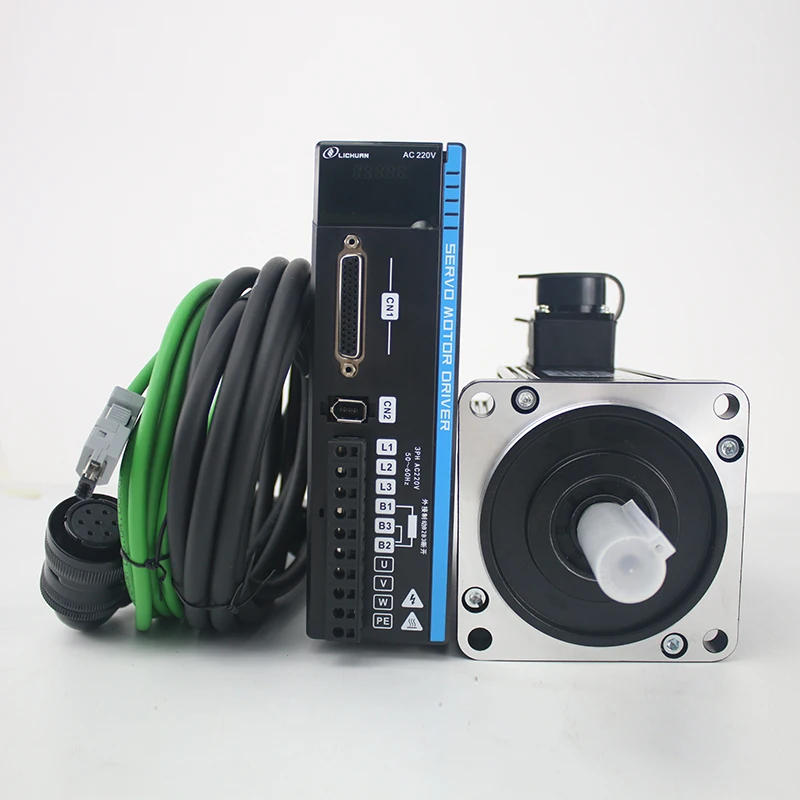 Lichuan 1.8KW High Power AC Servo Motor 6Nm Servo Motors Drives, 17 Bit Incremental Encoder with 3 meter cables
Lichuan 1.8KW High Power AC Servo Motor 6Nm Servo Motors Drives, 17 Bit Incremental Encoder with 3 meter cables