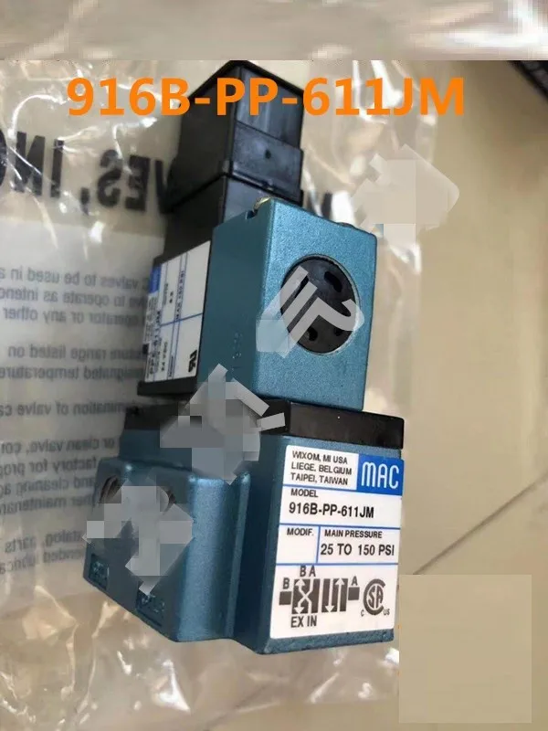 Электромагнитный клапан MAC 916B-PP-611JM
Электромагнитный клапан MAC 916B-PP-611JM