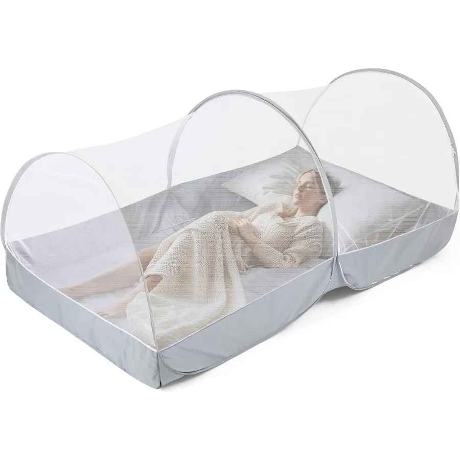 Портативная всплывающая кровать-палатка, москитная сетка для использования в помещении и на открытом воздухе, идеально подходит для детской и взрослых, спальни, кемпинга, дрейфа, патио, легкий вес
Портативная всплывающая кровать-палатка, москитная сетка для использования в помещении и на открытом воздухе, идеально подходит для детской и взрослых, спальни, кемпинга, дрейфа, патио, легкий вес