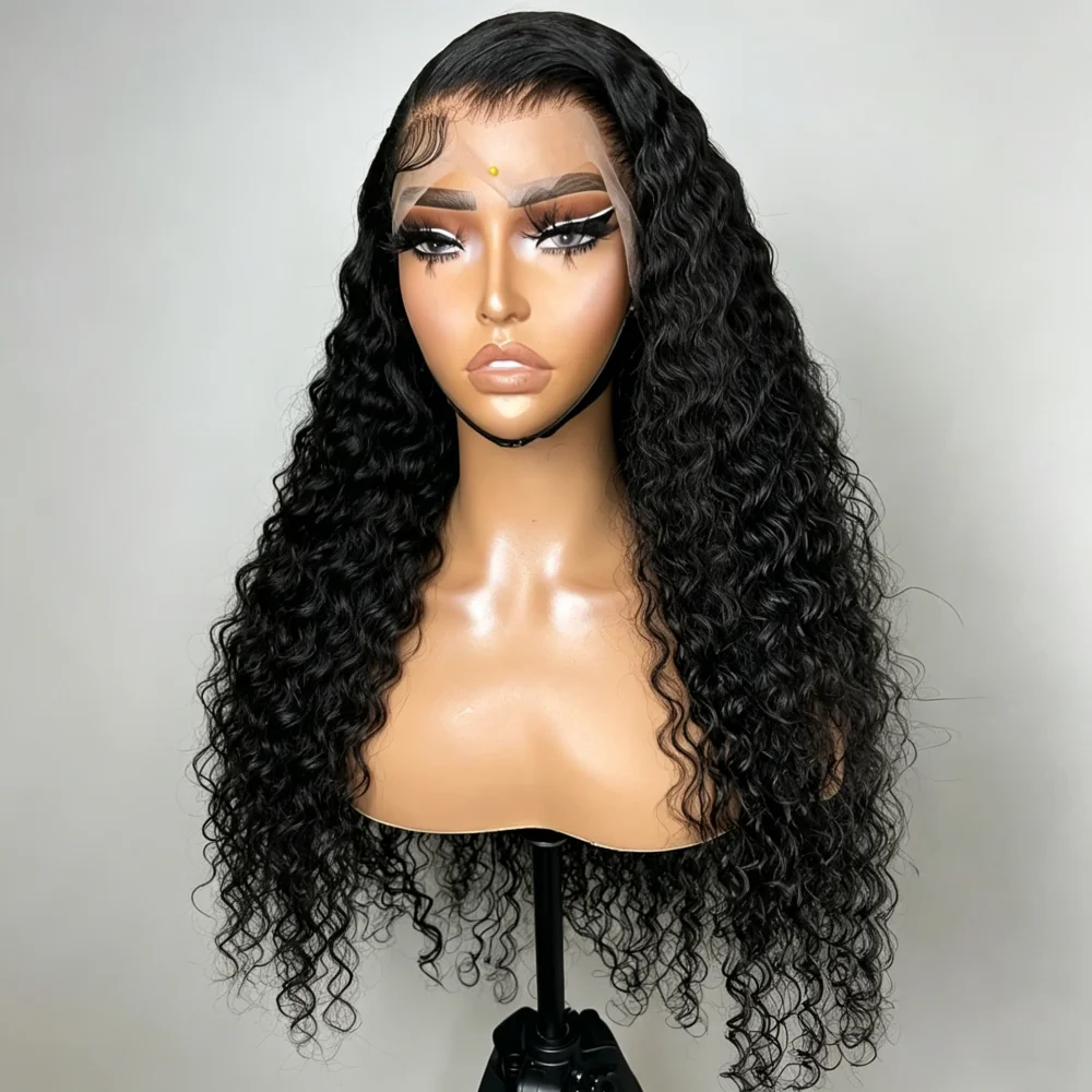 Natural Black 26 Inch Kinky Curly Glueless Soft Long Lace Front Wig For Women With Baby Hair Synthetic Preplucked Glueless Daily
Natural Black 26 Inch Kinky Curly Glueless Soft Long Lace Front Wig For Women With Baby Hair Synthetic Preplucked Glueless Daily