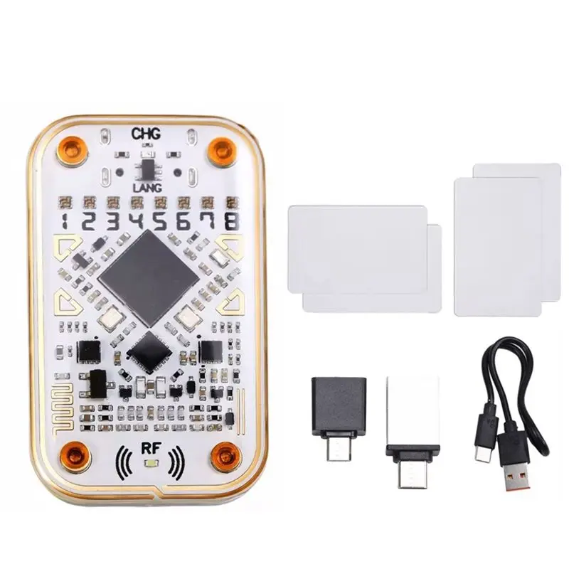 ~【IN Stock】Chameleon Ultra RFID Smart Chip Reader+2XUID/CUID Card Smart Card Emulator 125K 13.56Mhz IC ID Card Decode NFC Tool
~【IN Stock】Chameleon Ultra RFID Smart Chip Reader+2XUID/CUID Card Smart Card Emulator 125K 13.56Mhz IC ID Card Decode NFC Tool