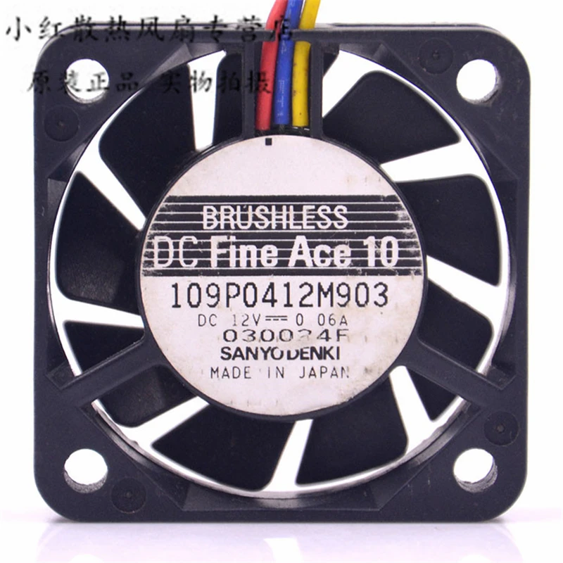 New Original 109P0412M903 4CM 12V 0.06A 4010 Double Ball Bearing Server Chassis Ultra Quiet Cooling Fan
New Original 109P0412M903 4CM 12V 0.06A 4010 Double Ball Bearing Server Chassis Ultra Quiet Cooling Fan