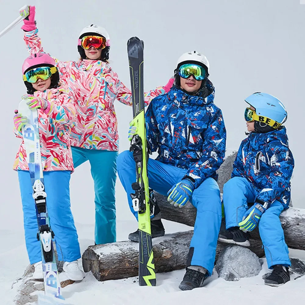 -30 Family Children clothing Set boys girl kids snowboard ski suit Waterproof outdoor sports jacket pants clothes snowsuit teen
-30 Family Children clothing Set boys girl kids snowboard ski suit Waterproof outdoor sports jacket pants clothes snowsuit teen