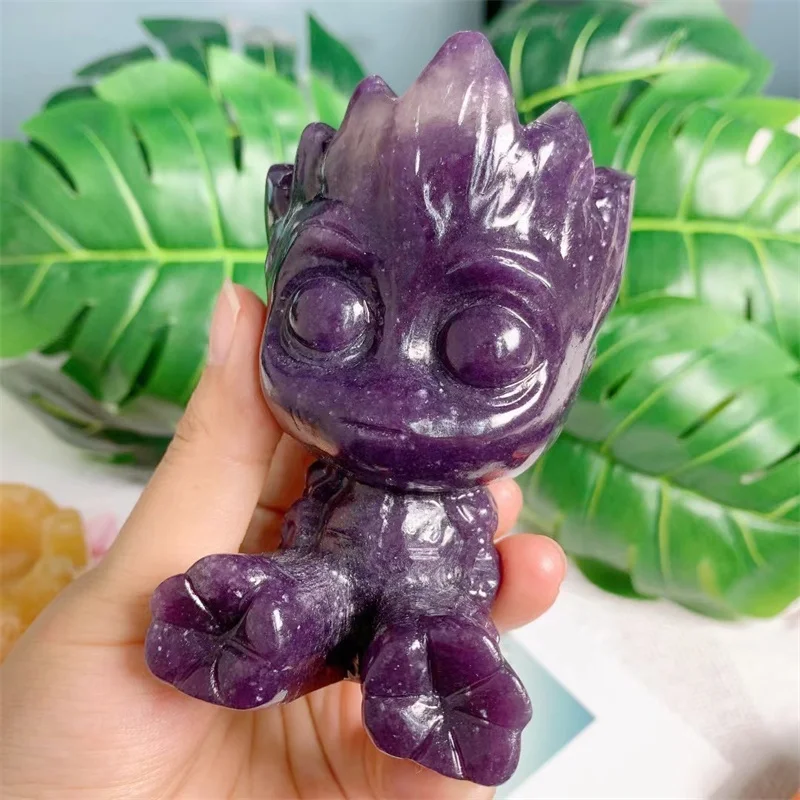 Natural Stone Crystal Cartoon Carved Healing Figurine Reiki Gemstone Crafts Home Decoration Holiday Gift 1pcs
Natural Stone Crystal Cartoon Carved Healing Figurine Reiki Gemstone Crafts Home Decoration Holiday Gift 1pcs