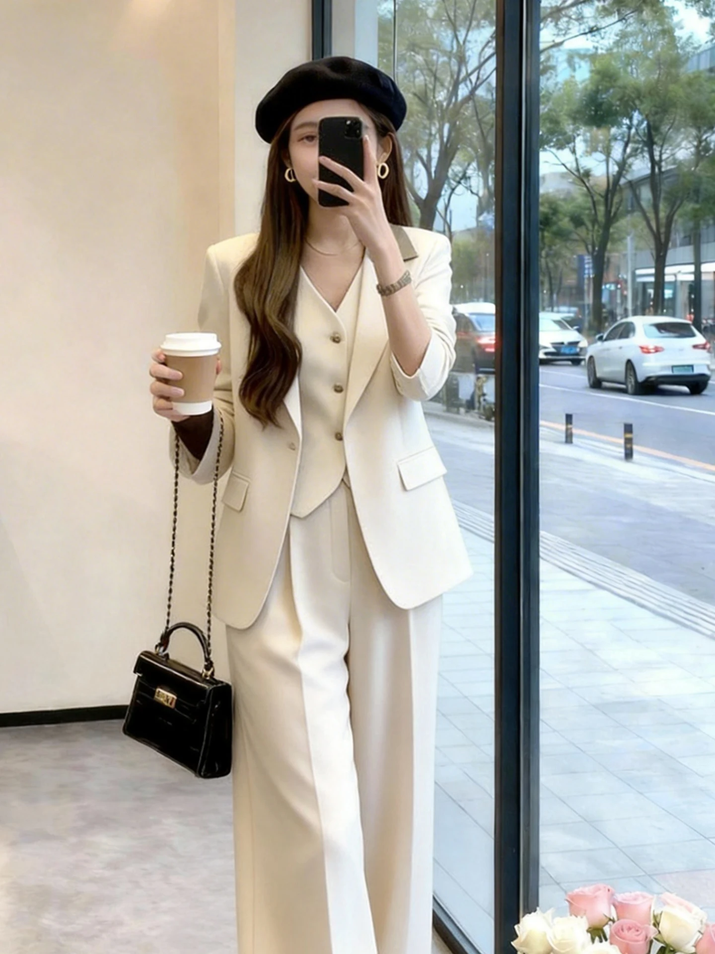 Elegant Women's Three-Piece Suit Set Spring 2026 Office Wear Casual Style Long Sleeve Polyester Fiber Warm And Comfortable
Elegant Women's Three-Piece Suit Set Spring 2026 Office Wear Casual Style Long Sleeve Polyester Fiber Warm And Comfortable