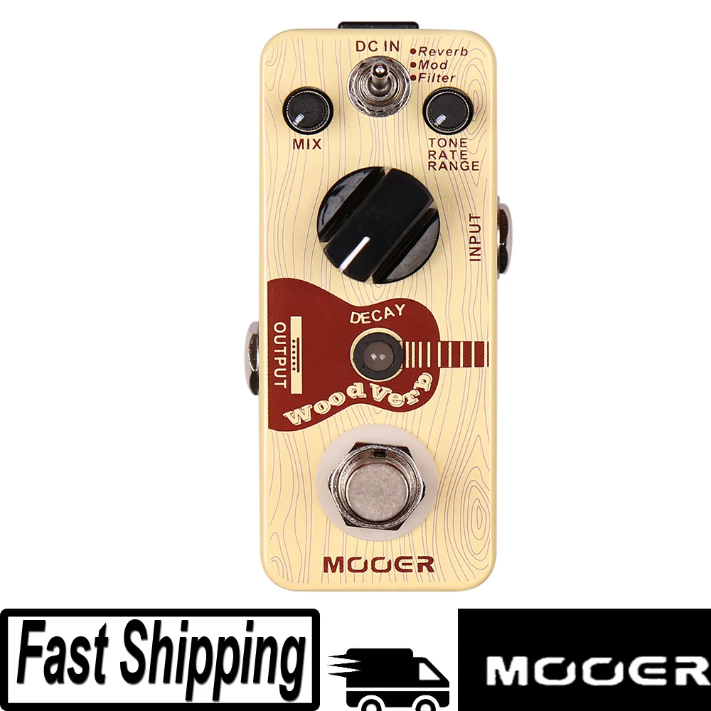 MOOER WoodVerb Acoustic Guitar Effect Pedal Digital Reverb 3 Modes (Reverb/Mod/Filter) True Bypass Pedal Guitar Accessories
MOOER WoodVerb Acoustic Guitar Effect Pedal Digital Reverb 3 Modes (Reverb/Mod/Filter) True Bypass Pedal Guitar Accessories