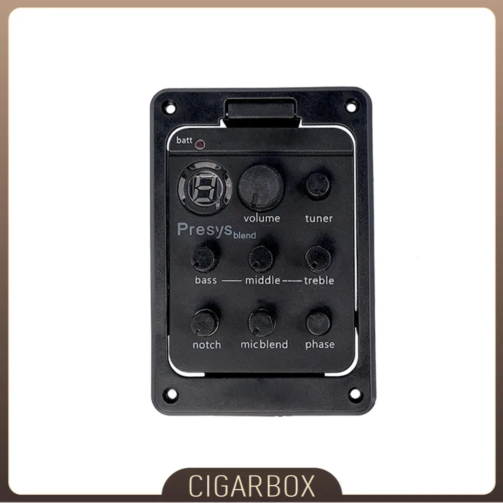 Presys Blend 301 EQ тюнер MIC Blend Двойная модель акустической гитары предусилитель эквалайзер звукосниматель Тюнер Пьезо Пикап Набор
Presys Blend 301 EQ тюнер MIC Blend Двойная модель акустической гитары предусилитель эквалайзер звукосниматель Тюнер Пьезо Пикап Набор