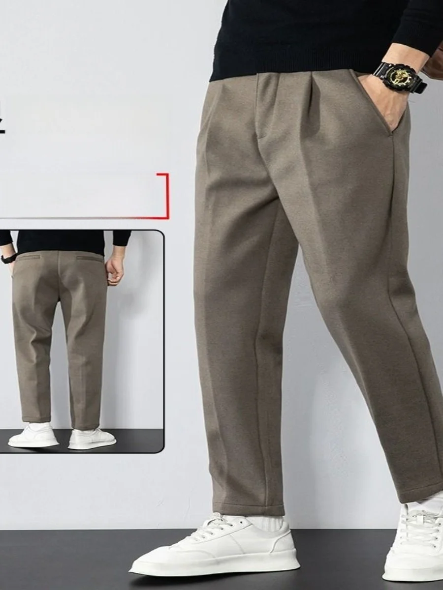 Мужские шерстяные брюки прямого кроя для повседневной носки, утепленные, осенне-зимние, на флисовой подкладке, CleanFit Sle CiWalk, подходят для прогулок
Мужские шерстяные брюки прямого кроя для повседневной носки, утепленные, осенне-зимние, на флисовой подкладке, CleanFit Sle CiWalk, подходят для прогулок