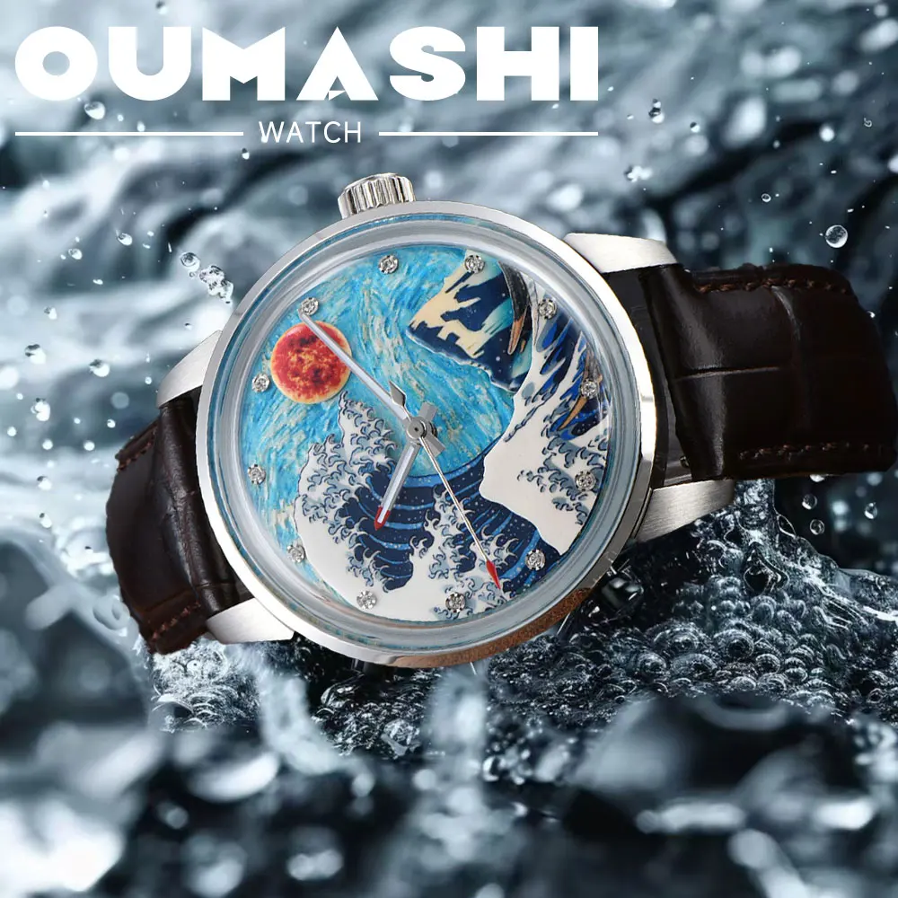 42mm, Miyota-8215 Men's Luxury Mechanical watch, Giant wave dial, sapphire glass, stainless steel waterproof watch
42mm, Miyota-8215 Men's Luxury Mechanical watch, Giant wave dial, sapphire glass, stainless steel waterproof watch