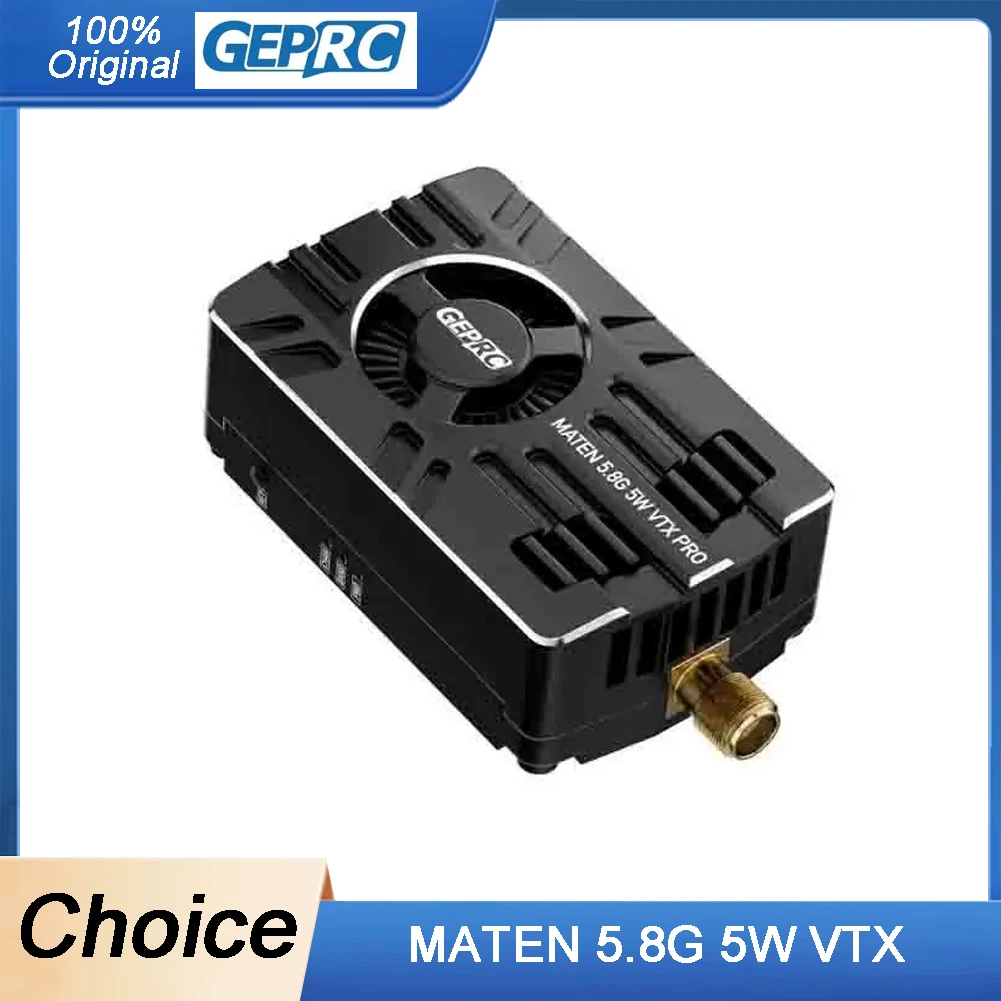 GEPRC MATEN 5,8G 5 Вт VTX PRO 5000 МВт дальнего действия 4,9-5,8 ГГц 80CH VTX DIY RC FPV Квадрокоптер Фристайл Дрон RC Запчасти
GEPRC MATEN 5,8G 5 Вт VTX PRO 5000 МВт дальнего действия 4,9-5,8 ГГц 80CH VTX DIY RC FPV Квадрокоптер Фристайл Дрон RC Запчасти