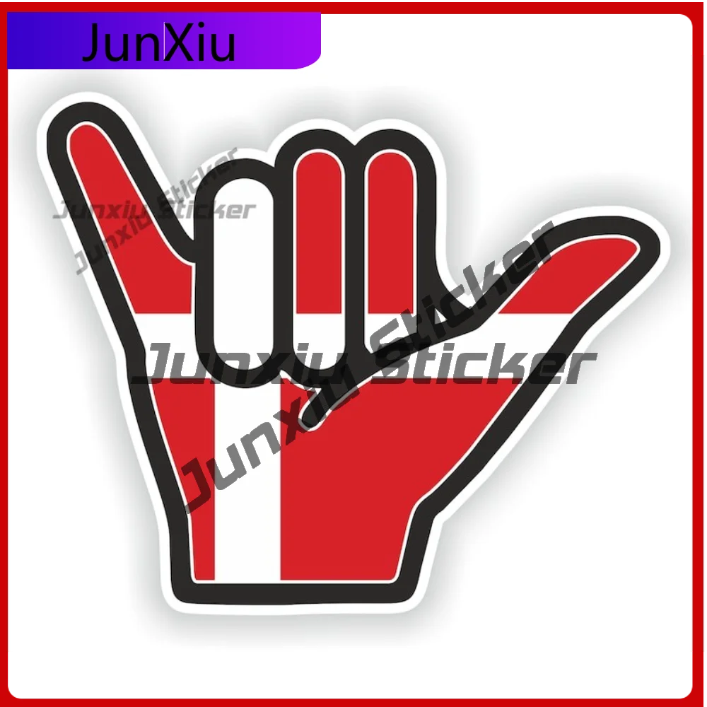 Denmark Shaka Hand Sticker Hang Loose Premium Vinyl Decal For Fridge Boat Sun Protection Decoration Auto Accessories Exterior
Denmark Shaka Hand Sticker Hang Loose Premium Vinyl Decal For Fridge Boat Sun Protection Decoration Auto Accessories Exterior