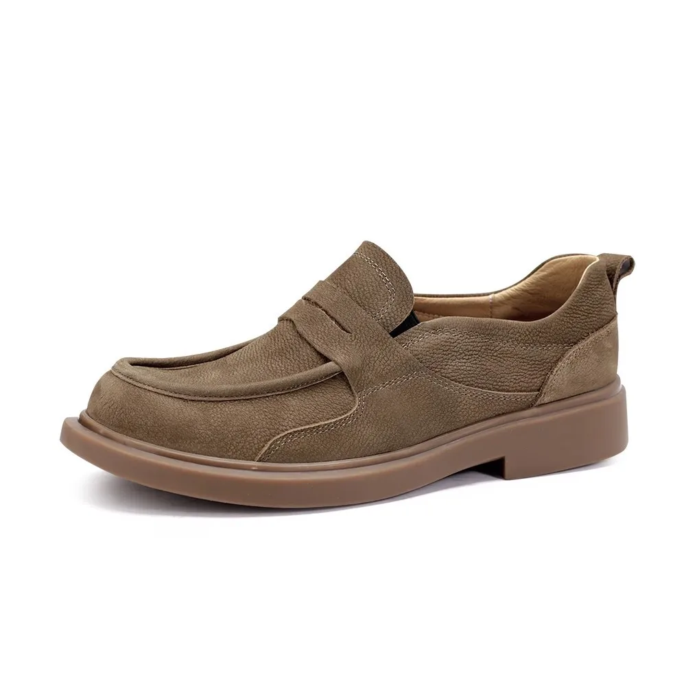 Flats Male Loafers Cowhide Designer Shoes Breathable Genuine Leather Spring Autumn Winter British Retro Men Luxury Casual Shoes
Flats Male Loafers Cowhide Designer Shoes Breathable Genuine Leather Spring Autumn Winter British Retro Men Luxury Casual Shoes